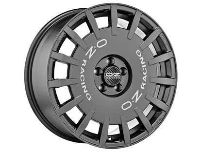 4 x OZ Racing RALLY RACING DARK GRAPHITE SILVER LETTERING & 4 x 215/45ZR17 91W XL ACCELERA IOTA EVT
