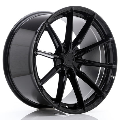 FRONT Wheel & Tyres Package( JR Racing JR37 Glossy Black + 235/35R20 PIR PZERO (J) 92Y XL )