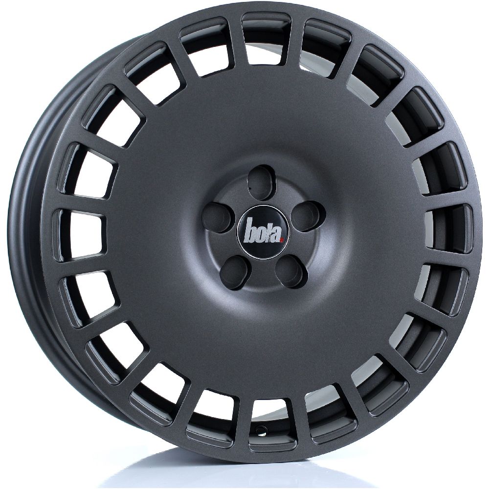 4 x BOLA B12 MATT GUNMETAL & 4 x 235/55R18 104H XL FALKEN WILDPEAK A/T AT3WA