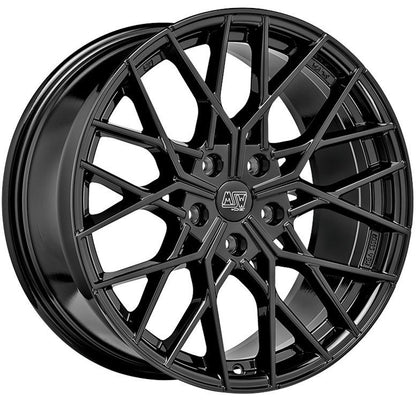 4 x MSW MSW 74 GLOSS BLACK & 4 x 235/40ZR19 GO ASYMM2 F1 NO FP 92Y