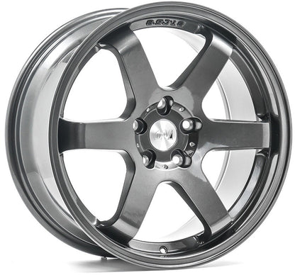 4 x 1AV ZX6 GUNMETAL & 4 x 235/40R18 95Y XL GOODYEAR FP EAGLE F1 ASYMMETRIC 2