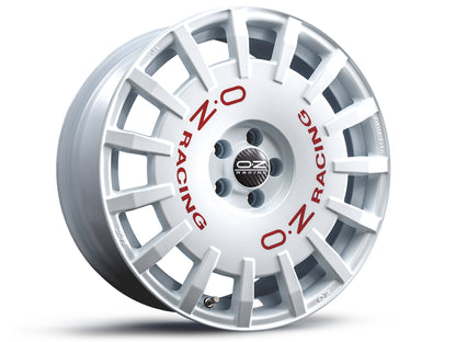 4 x OZ Racing RALLY RACING RACE WHITE RED LETTERING & 4 x 205/40R17 84W XL TOYO PROXES TR1