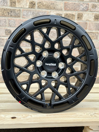 18" Volkswagen Transporter T7 Supermetel Cage Alloy Wheels