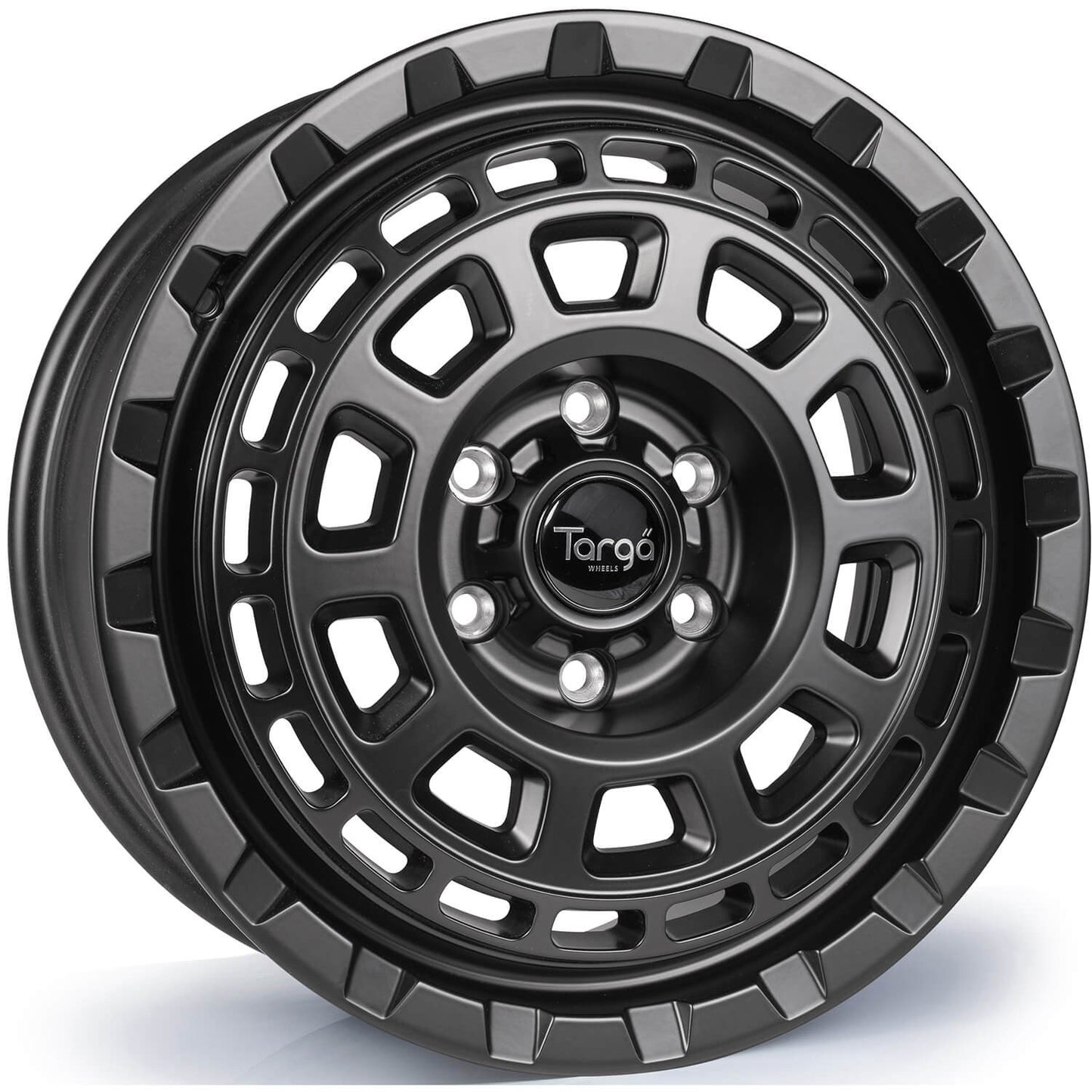 4 x Targa TG9-HD Matt Black & 4 x 235/55R18 104H XL BF GOODRICH TRAIL-TERRAIN T/A ICE