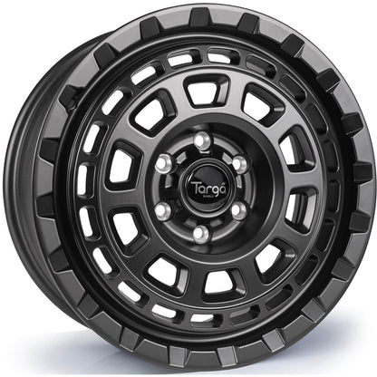 4 x Targa TG9-HD Matt Black & 4 x 235/55R18 104H XL BF GOODRICH TRAIL-TERRAIN T/A ICE