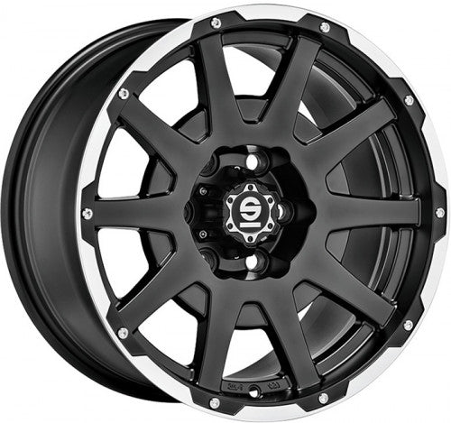 Wheel & Tyres Package( Sparco SPARCO DAKAR MATT BLACK LIP POLISHED+RIVETS + 225/45R17 TOYO PXCM 94VXL[JP] )