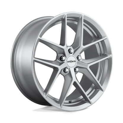 4 x Rotiform 1PC R133 FLG GLOSS SILVER & 4 x 225/40R18 92Y XL GOODYEAR FP EAGLE F1 ASYMMETRIC 6 AO
