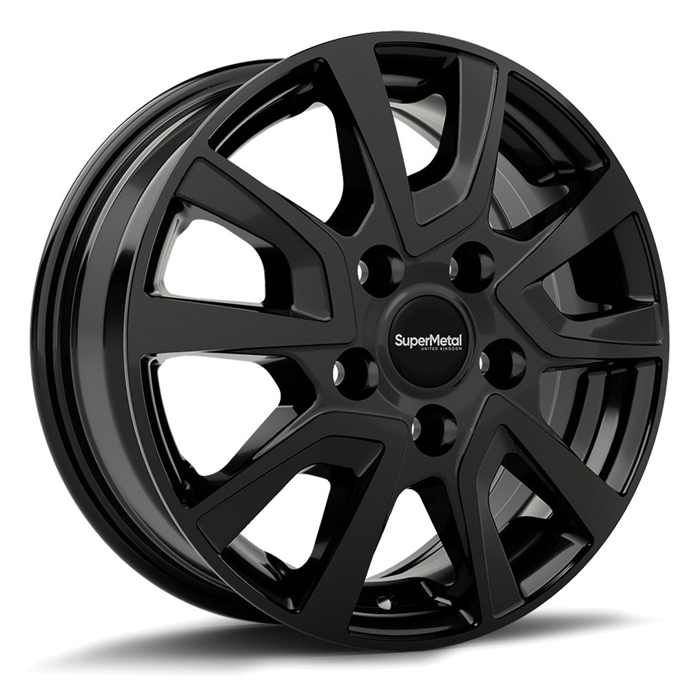 4 x SuperMetal Vault gloss black & 4 x 235/50R18 101V XL WESTLAKE SPORT SA37