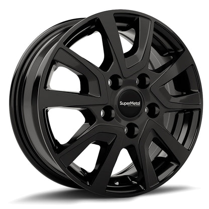 4 x SuperMetal Vault gloss black & 4 x 235/50R18 101V XL WESTLAKE SPORT SA37