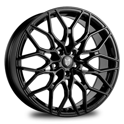 2 x FOX FX9 GLOSS BLACK & 2 x 235/35ZR19 (91Y) XL DUNLOP MFS SPORT MAXX RT2 + 2 x FOX FX9 GLOSS BLACK & 2 x 255/30ZR19 (91Y) XL DUNLOP MFS SPORT MAXX RT2