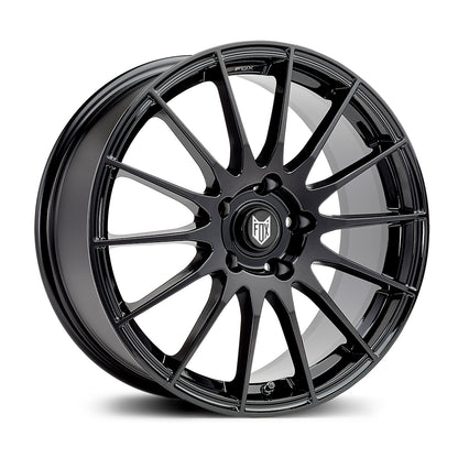 4 x FOX FX004 GLOSS BLACK & 4 x 215/40R17 87W XL ACCELERA PHI-R