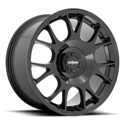 REAR Wheel & Tyres Package( Rotiform 1PC R187 TUF-R GLOSSY BLACK + 265/30ZR19 PIR P-ZERO 93Y XL (AO) )