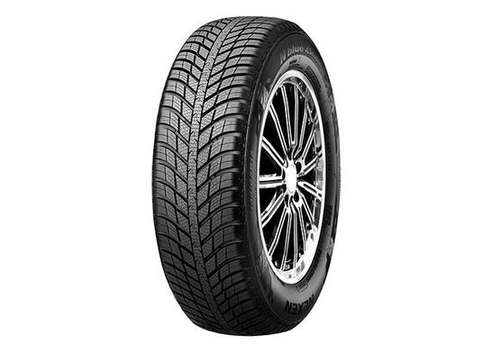 4 x FOX WX5 GLOSS BLACK & 4 x 225/40R18 92V XL NEXEN NBLUE 4SEASON