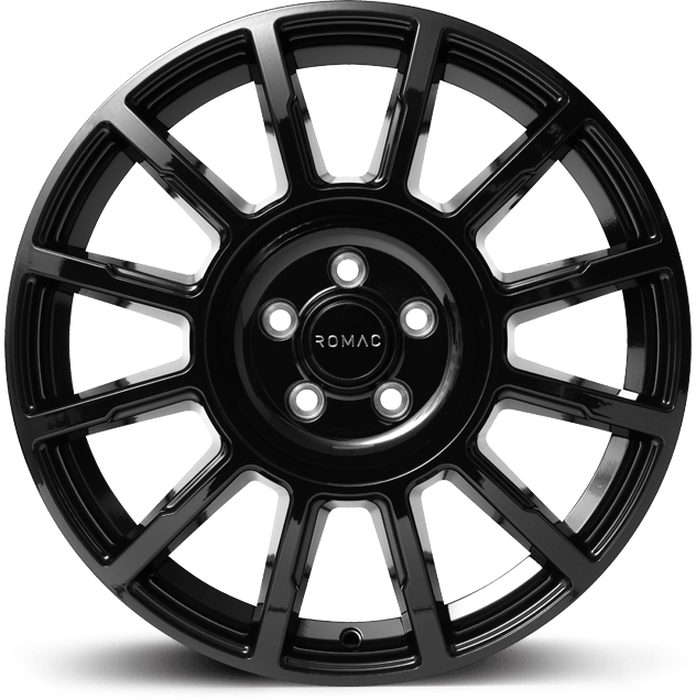 4 x ROMAC STEALTH GLOSS BLACK