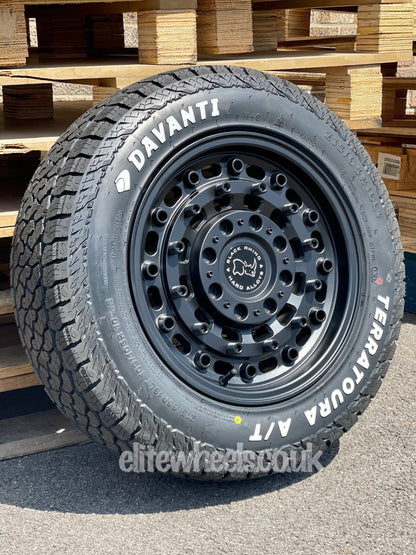 16" Ford Transit Custom Black Rhino Arsenal Alloy Wheels and All Terrian Tyres