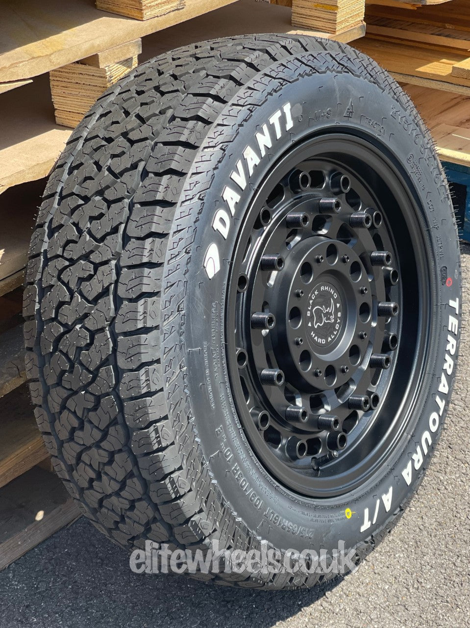 16" Ford Transit Custom Black Rhino Arsenal Alloy Wheels and All Terrian Tyres