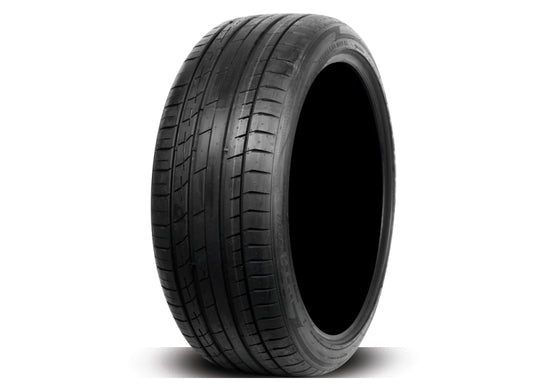 4 x OZ Racing RALLY RACING VAN MATT BLACK SILVER LETTERING & 4 x 235/55R18 104V XL ACCELERA IOTA ST-68