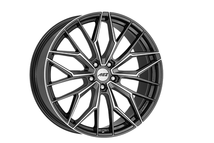 FRONT Wheel & Tyres Package( AEZ Porto dark Gunmetal / Polished + 255/40ZR21 CO SC6 102YXL* )