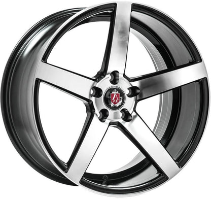4 x AXE EX18 BLACK & POLISHED & 4 x 235/35ZR19 91W XL AUTOGREEN SUPERSPORT CHASER SSC5
