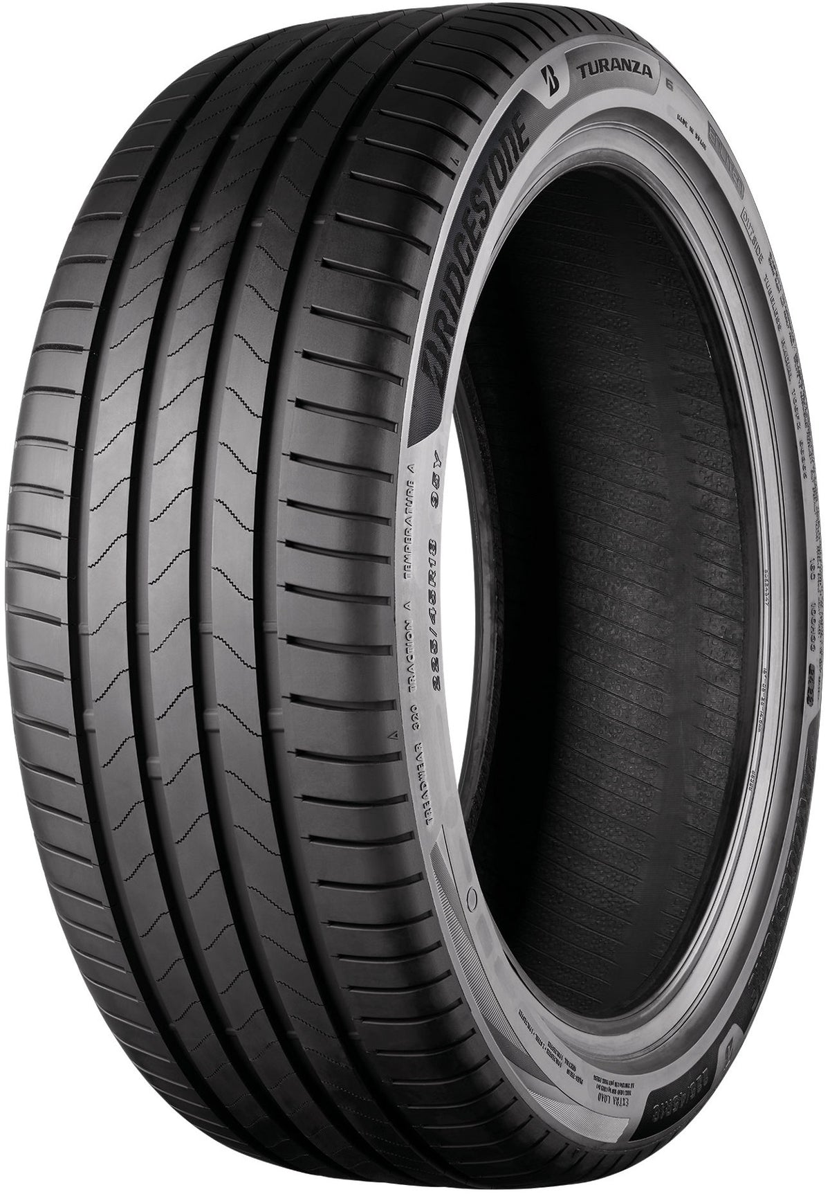 2 x FOX MBM GLOSS BLACK & 2 x 225/40R19 93Y XL BRIDGESTONE TURANZA 6 ENLITEN + 2 x FOX MBM GLOSS BLACK & 2 x 255/35R19 96Y XL BRIDGESTONE TURANZA 6 ENLITEN