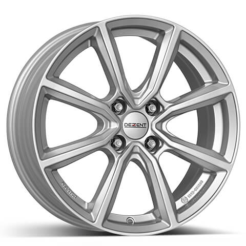4 x Dezent TN silver Silver