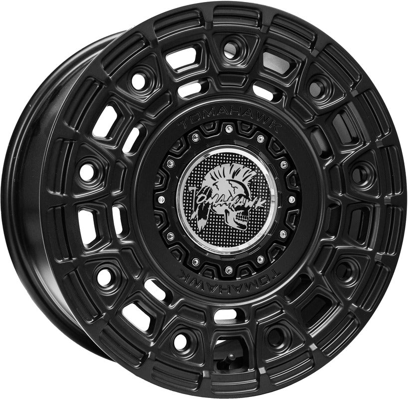 4 x Tomahawk Yakama Satin Black / Dark Tint & 4 x 245/45R17 MI CROSSCLIMATE2 99YXL