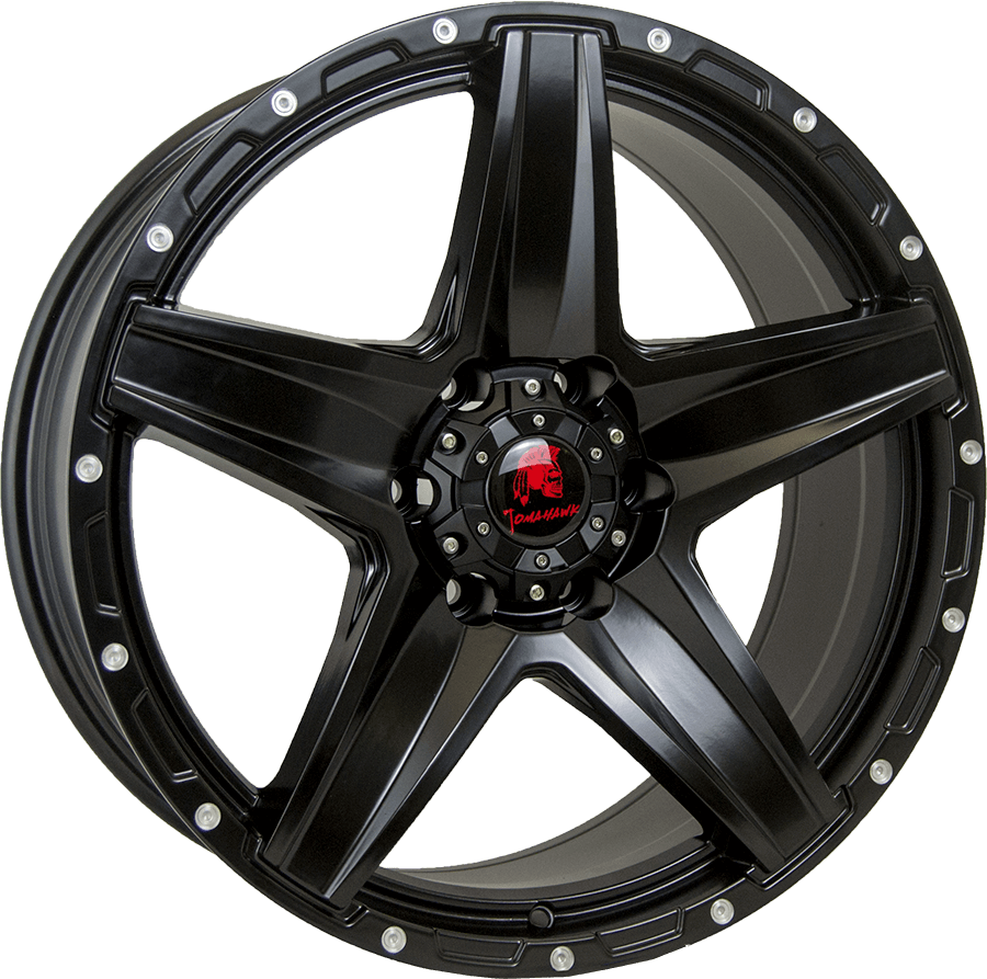 4 x Tomahawk Apache Satin Black