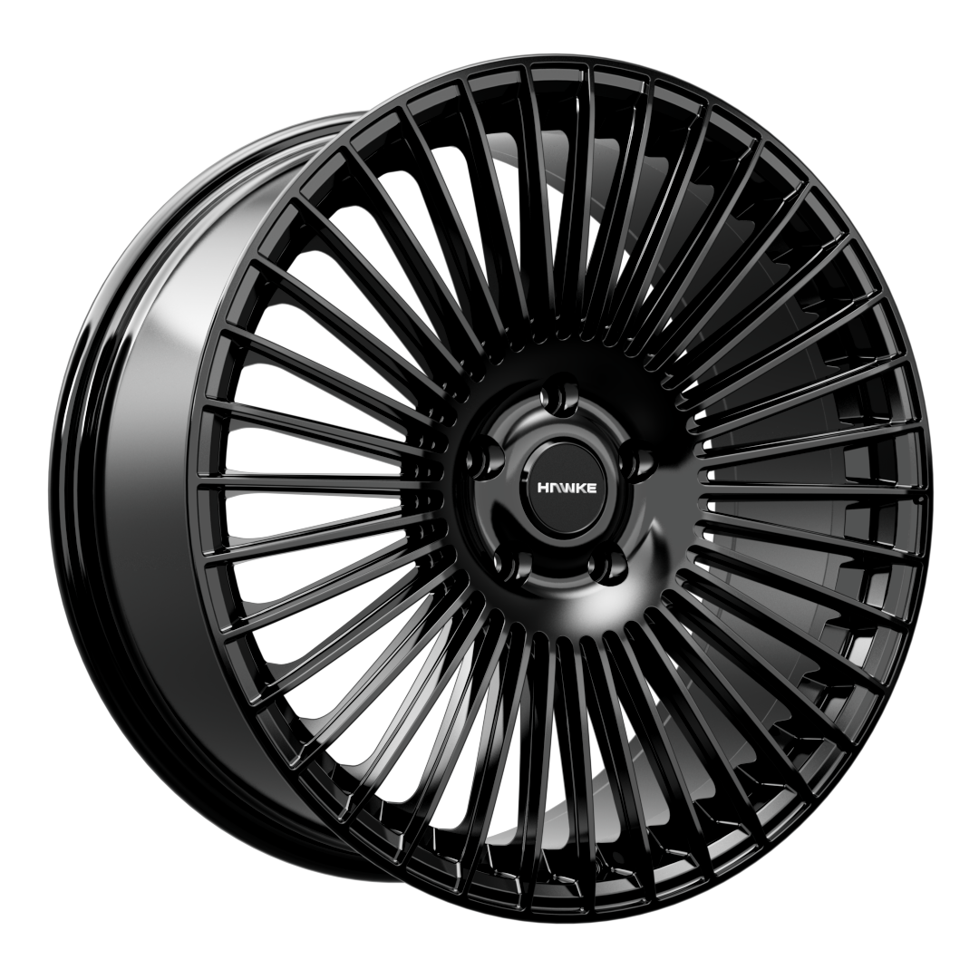 4 x Hawke Wheels Saka Black & 4 x 285/45R22 114Y XL MICHELIN PILOT SPORT 4 SUV