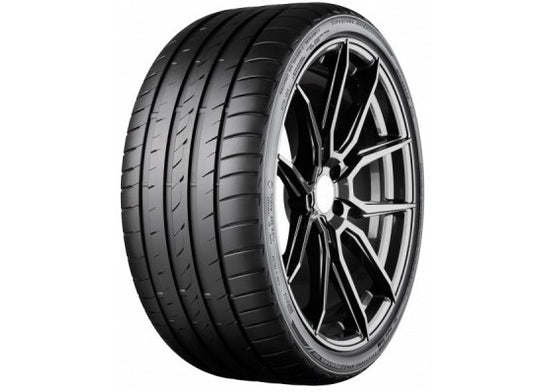 2 x FOX FX9 BLACK POLISH & 2 x 225/40R18 92Y XL FIRESTONE FIREHAWK SPORT + 2 x FOX FX9 BLACK POLISH & 2 x 235/40R18 95Y XL FIRESTONE FIREHAWK SPORT