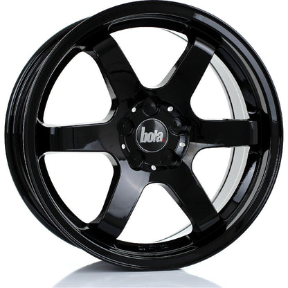 4 x BOLA B1 GLOSS BLACK & 4 x 225/55R17 101Y XL HANKOOK VENTUS S1 EVO 3 K127 *