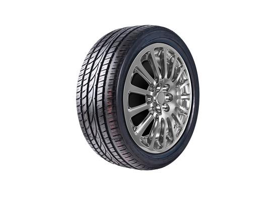 4 x Hawke Wheels Valor Black Polished & 4 x 265/35R22 102V XL POWERTRAC CITY RACING SUV