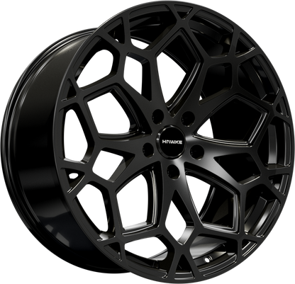 4 x Hawke Wheels Astrid Black & 4 x 285/45R22 114Y XL CONTINENTAL FR CONTI ECOCONTACT 6Q MO