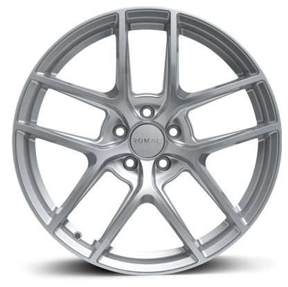 4 x ROMAC DIABLO SILVER & 4 x 225/45ZR17 94W XL ACCELERA IOTA EVT