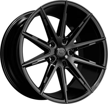4 x C9 Wheels Chronos Black & 4 x 225/40ZR18 (92Y) XL CONTINENTAL FR CONTISPORTCONTACT 7