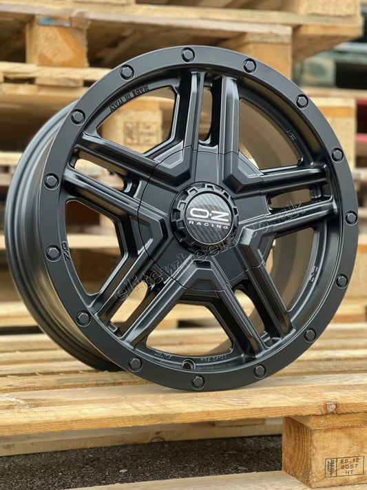 17" Volkswagen Crafter Merecedes Sprinter OZ Rally Adventure Matt Black Alloy Wheels