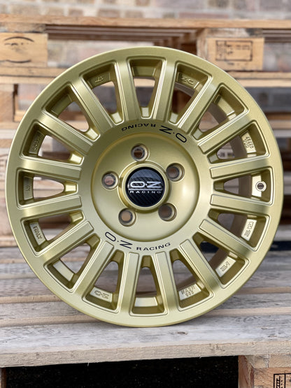 17" Volkswagen Crafter MAN TGE OZ Rally Raid Gold Alloy Wheels