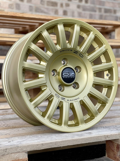 17" Volkswagen Crafter MAN TGE OZ Rally Raid Gold Alloy Wheels