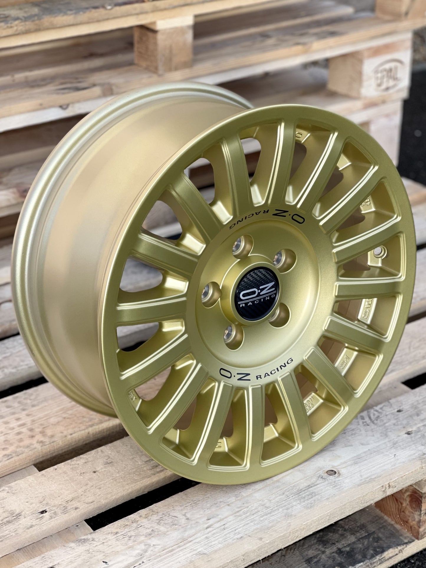17" Volkswagen Crafter MAN TGE OZ Rally Raid Gold Alloy Wheels