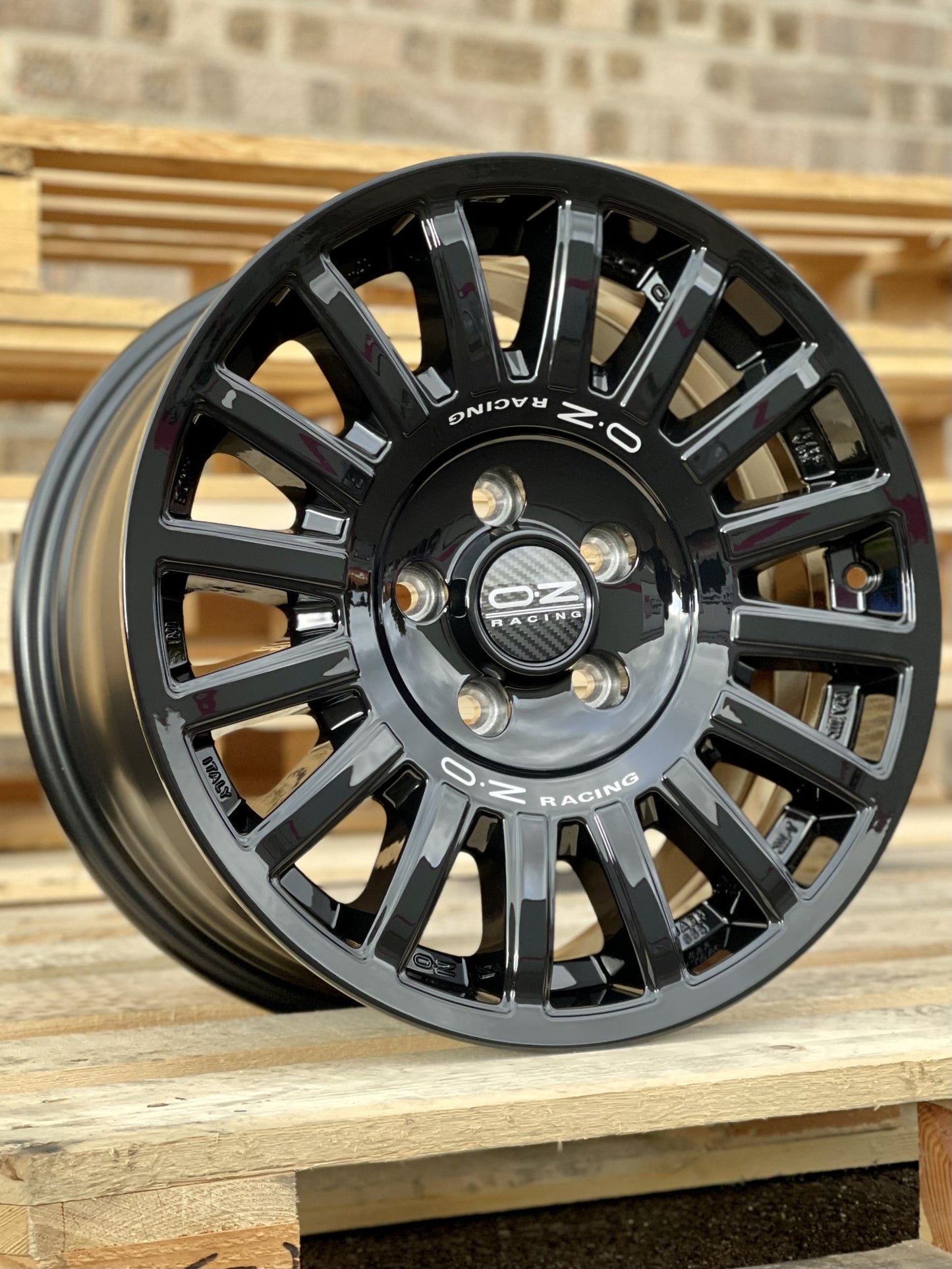 17" Volkswagen Crafter MAN TGE OZ Rally Raid Gloss Black Alloy Wheels