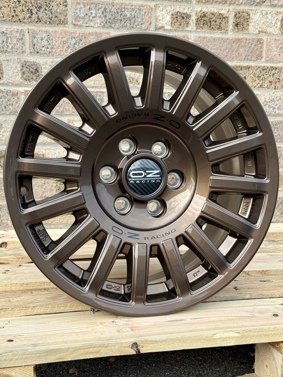 17" Ford Transit Custom 2024 OZ Rally Raid Gloss Bronze Alloy Wheels
