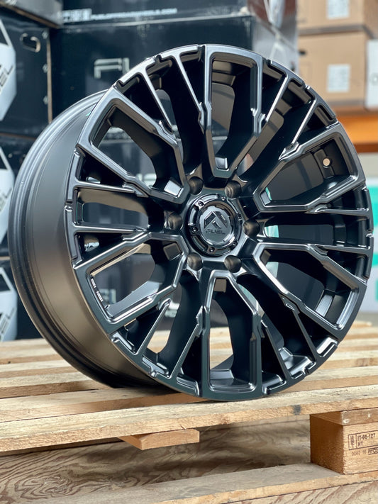 20" Ford Ranger Fuel Rebar Matt Gunmetal Alloy Wheels