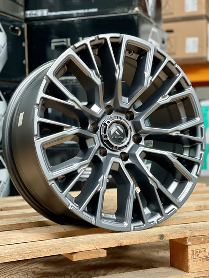 20" 2024 Volkswagen Amarok Fuel Rebar Matt Gunmetal Alloy Wheels