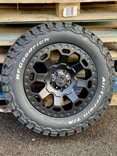 Load image into Gallery viewer, 17&quot; Volkswagen Transporter Black Rhino Warlord Midnight Black Alloy Wheels and BFG Tyres
