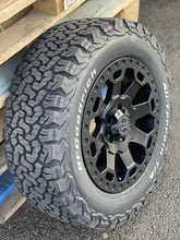 Load image into Gallery viewer, 17&quot; Volkswagen Transporter Black Rhino Warlord Midnight Black Alloy Wheels and BFG Tyres
