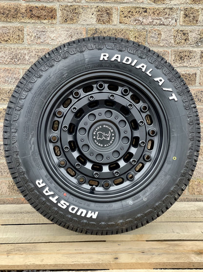 16" Ford Transit Custom Black Rhino Arsenal Alloy Wheels and Tyres