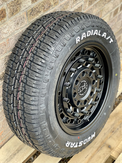 16" Ford Transit Custom Black Rhino Arsenal Alloy Wheels and Tyres
