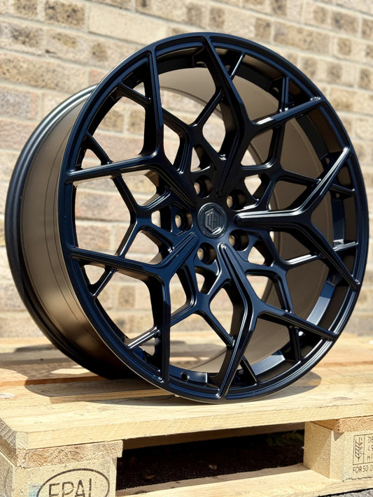 22" Land Rover Defender L663 Urban UC5 Satin Black Alloy Wheels