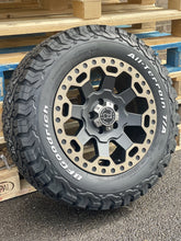 Load image into Gallery viewer, 17&quot; Volkswagen Transporter T5 T6 Black Rhino DDT Alloy Wheels and BFG Tyres
