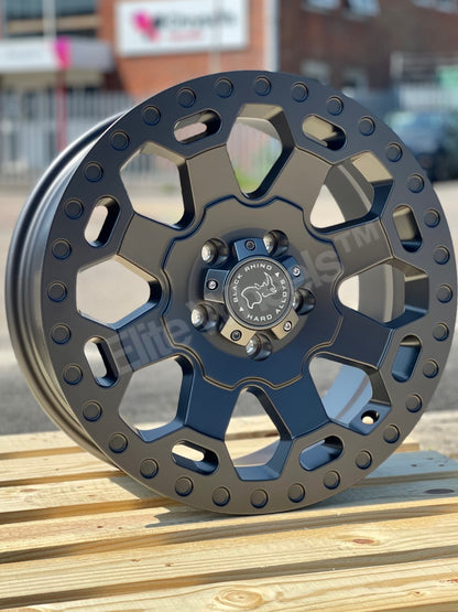18" Volkswagen Transporter Black Rhino Warlord Gunmetal Alloy Wheels
