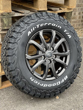 Load image into Gallery viewer, 16&quot; Fiat Ducato Peugeot Boxer Citroen Relay MSW 48 Matt Gunmetal and BFG Tyres
